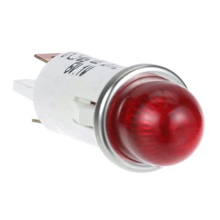Duke Manufacturing Raised Lens Indicator Light Red lens 175550